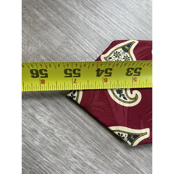 Michael Jacobs Collection for Nordstrom Men’s Red Floral / Paisley Tie - Picture 4 of 6